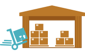 Warehousing Color Icon